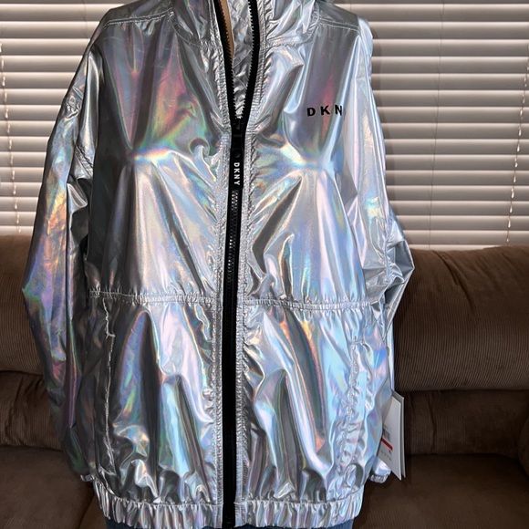 NWT. DKNY Sport Iridescent Windbreaker - Picture 3 of 9